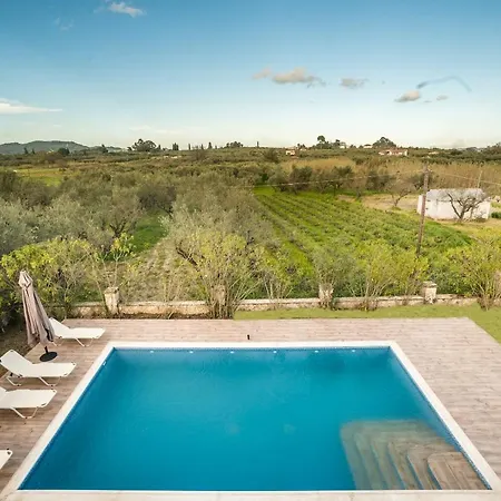 Zante 5 Bedroom With Private Pool And Basketball Court * Langadhákia